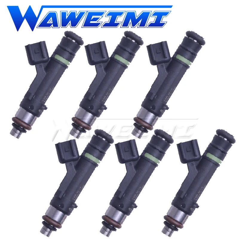 

WAWEIMI 6x Fuel Injector Nozzle Valve 0280158174 For FORD F-150 5.4 4x4 V6 2007- FJ1003 9L3Z9F593B