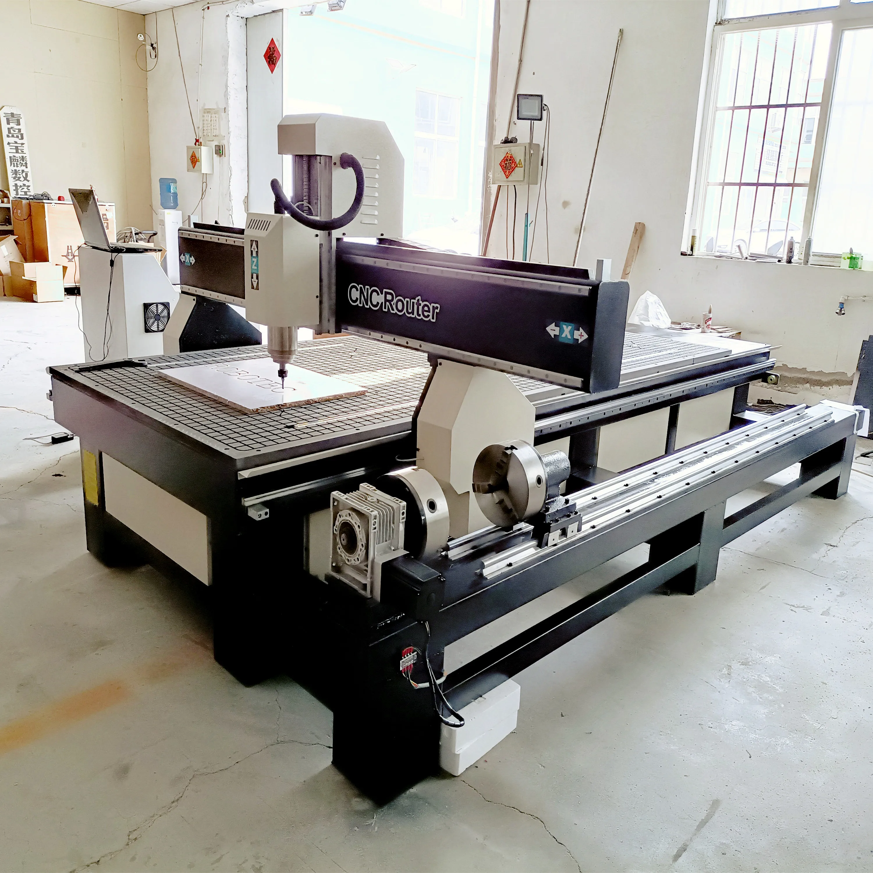 

Big Promotion CNC 1325 4 Axis For Stone Engraving Woodworking CNC Router Cutting Machine 2x3m Wood Milling Machine