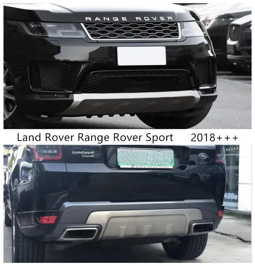 

Защитная пластина переднего и заднего бампера для Land Rover Range Rover Sport 2018-2021, протектор, противоударные аксессуары из нержавеющей стали