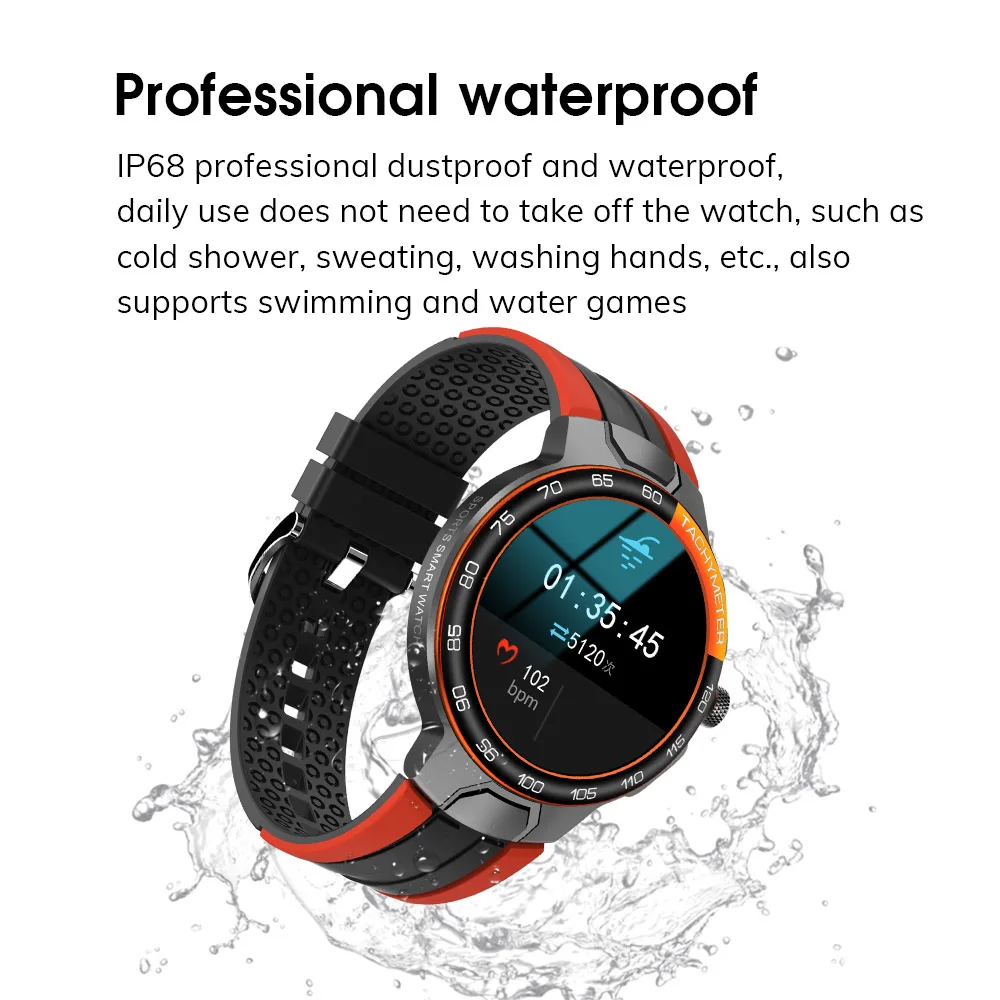 Niwevol กีฬาสมาร์ทนาฬิกาผู้ชายโหมด Multisport IP68กันน้ำ Custom Smartwatch สำหรับ Android IOS วัดอัตราการเต้นหัวใจฟิตเนสนาฬิกา