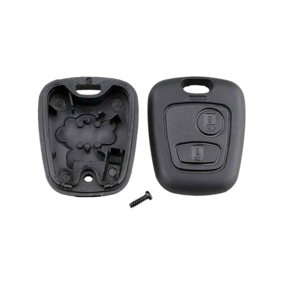 2 Buttons Car Remote Key Shell with 307/206 Blade for Citroen C1 / C2 / C3 / C4 / XSARA Picasso / Peugeot 307 / 107 / 207 / 407