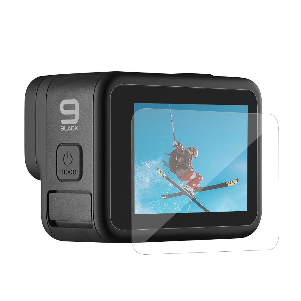 Protecteur d'écran en verre pour GoPro fore12, 11, 10, 9, film de protection d'objectif noir, accessoires d'appareil photo GoPro 10, Guatemala