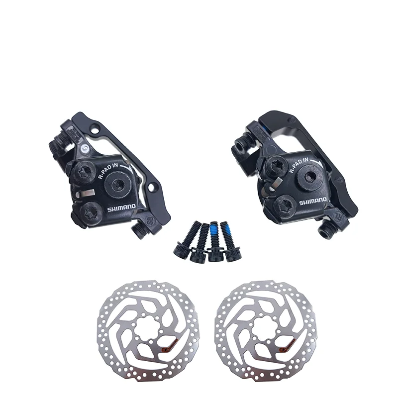 AliExpress Shimano BR-M375 Mechanical Disc Brake Calipers for Acera Alivio Deore with Resin Pads M375 Caliper W/N G3 RT10 RT30 RT26 Rotors