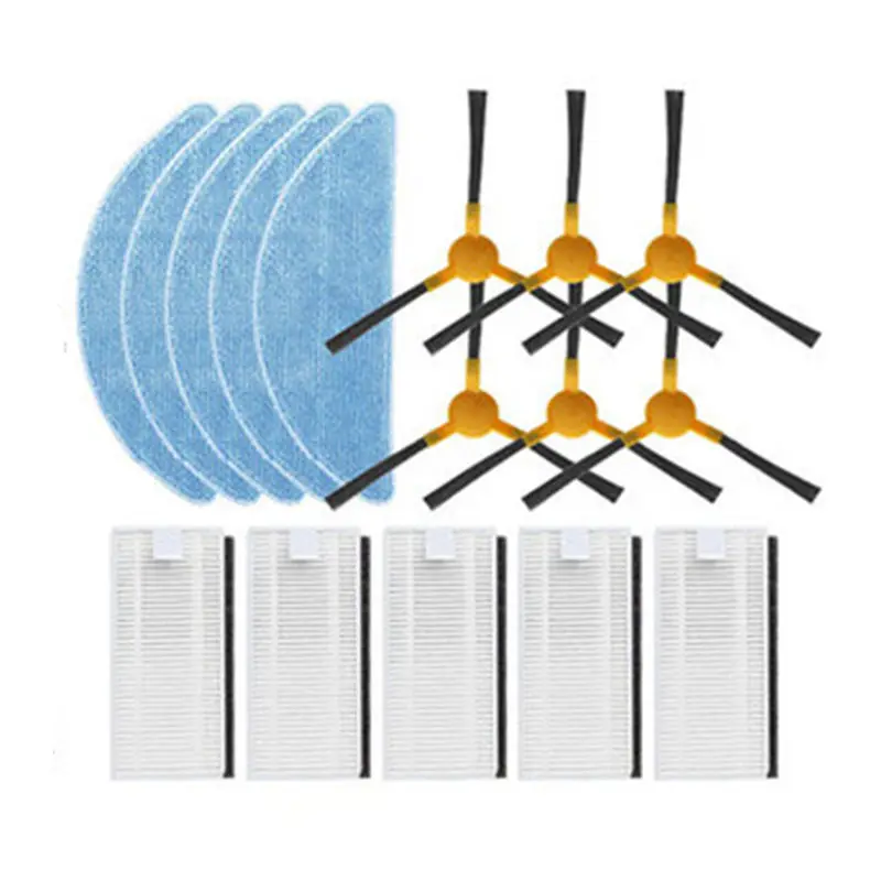 فرشاة رئيسية فرشاة جانبية فلتر Hepa ممسحة قماش ل NEATSVOR X520 جهاز آلي لتنظيف الأتربة ملحقات قطع غيار