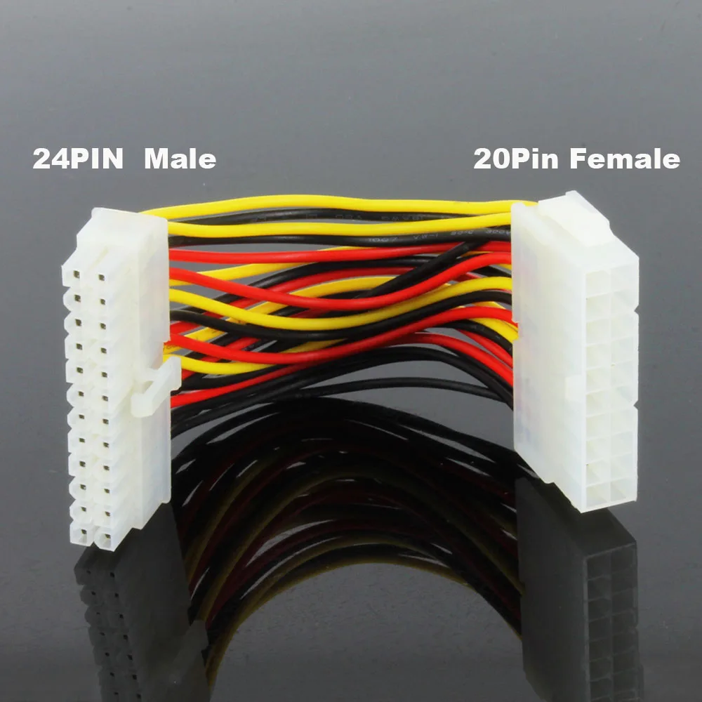 

OULLX 20Pin Female to 24Pin Male Express Power Converter Cable Old Power Supply Connection 24Pin Motherboard Power Cable Cord