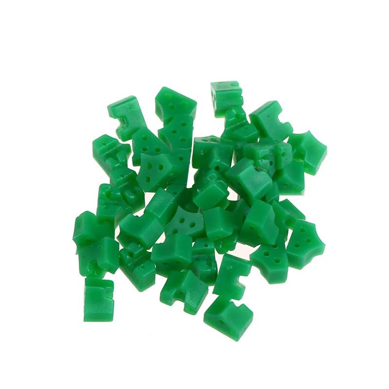 40Pcs/bag Disposable Interdental Wedge Material No1.861 Green Dental Silicone Delta Wedges Orthodontic Tools Dental Consumables