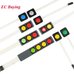 1Pc-20Pcs 1 2 3 4 Key Button Membrane Switch Matrix Array Keyboard Keypad Control Panel Pad DIY Kit For Arduino Electronic