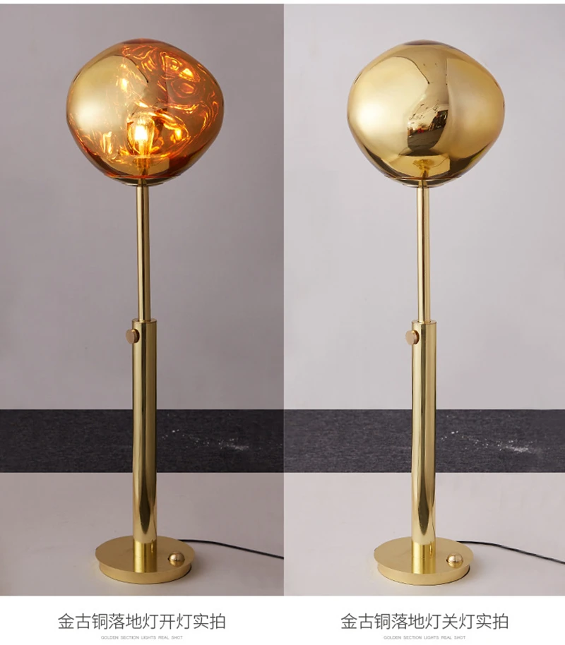 Modern Floor Lamp Creative Plastic  Shade Metal  Floor Lamps  For Bedroom Home Decor Silver  Gold Rose Gold E27 Standing Lamp