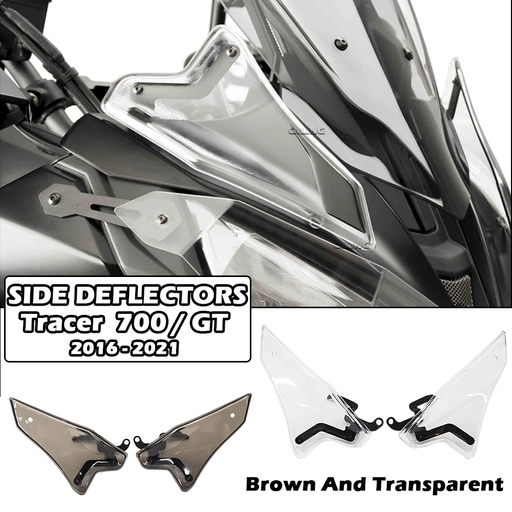 

Motorcycle Side Window Deflector Fits For Yamaha Tracer 700/GT MT-07 Tracer GT 2016-2021 2020 2019 2018 2017 Side Deflectors