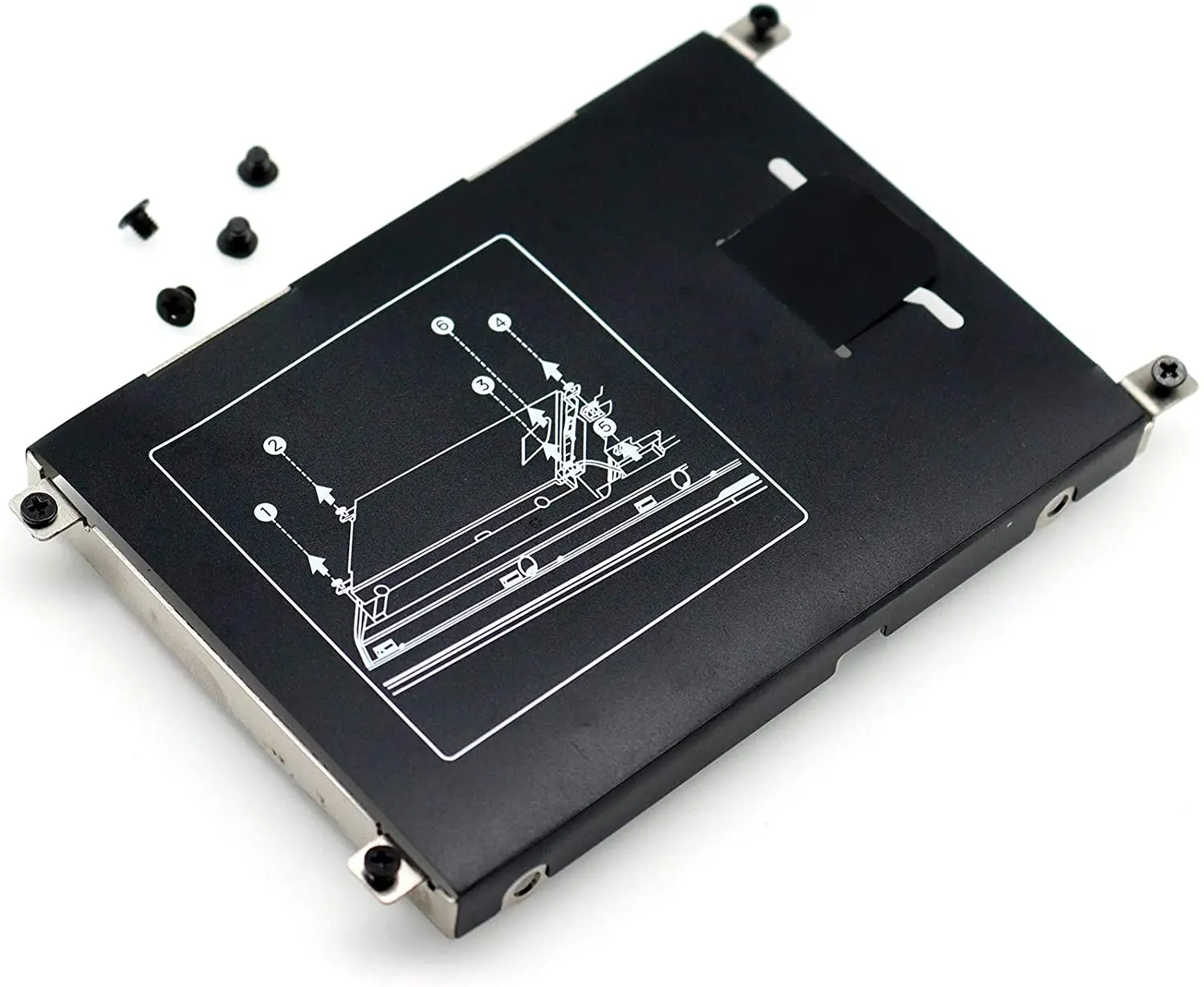 

2.5" SSD SATA Hard Drive Caddy HDD Bracket Frame w/Screw for HP Probook 640 G1 645 G1 650 G1 655 G1 738395-001