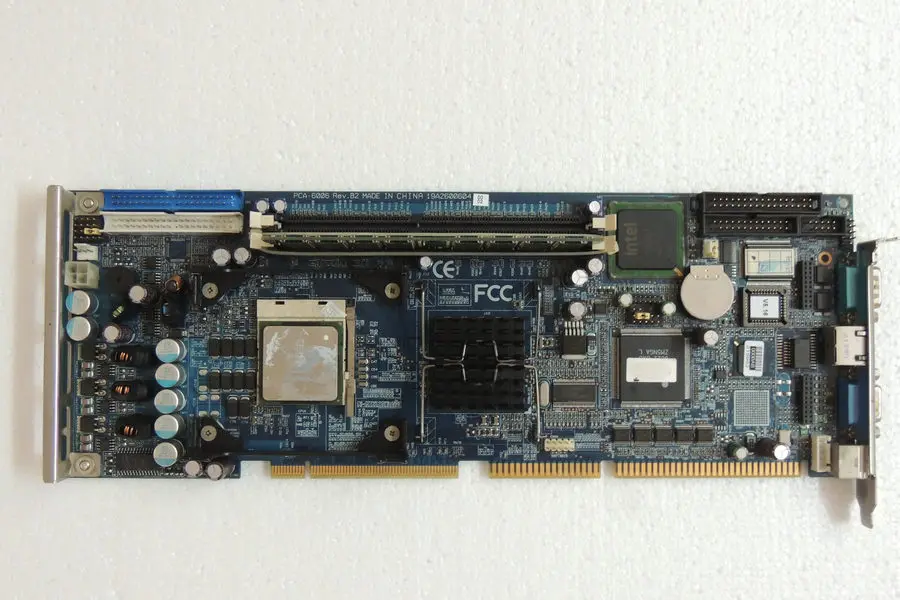 

Industrial equipment board PCA-6006 PCA-6006LV PCA-6006VE REV.B2 blue CPU board