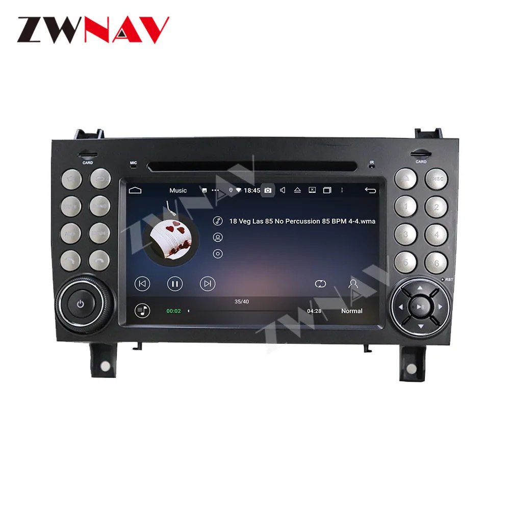 Reproductor de DVD para coche Android 10 para mercedes-benz SLK clase R171 2004-2012 reproductor Multimedia navegación GPS Radio estéreo DSP Carplay