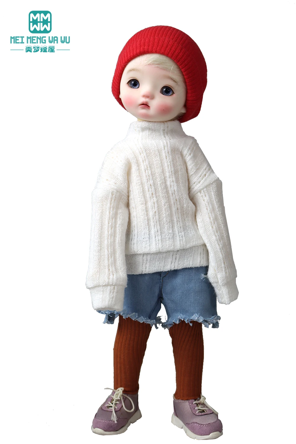 BJD Dolls Accessories Clothes for Doll Fits 27cm-30cm 1/6 MYOU YOSD Doll Fashion Knitted Tights