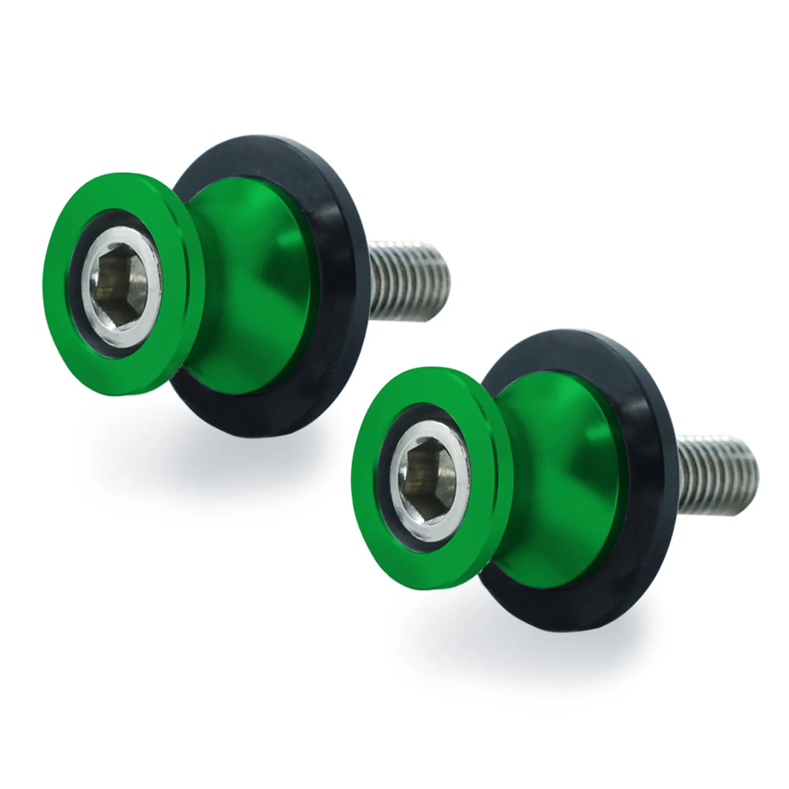 For KAWASAKI Z 800 Z800 All Years M8 Motorcycle Accessories Swingarm Spools Slider Rear CNC Swing Arm Cover Stand Screws Paddock