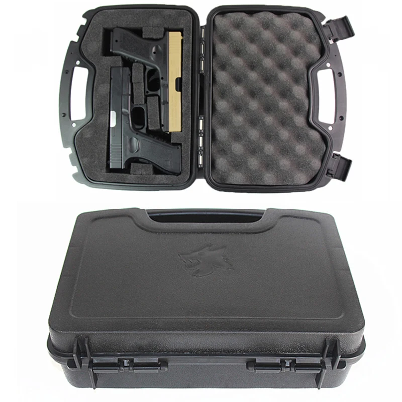 Tactical ABS Plastic Pistol Gun Case Glock USP SIG Storage Case Bag Makarov G2C 1911 Gun Carrier Handgun Box G3C Beretta