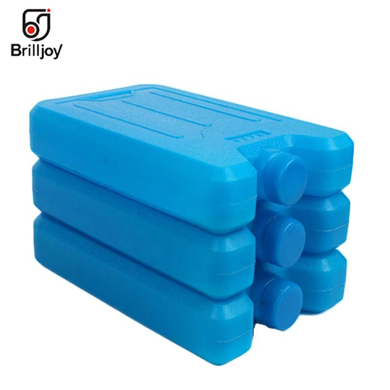 600ml Reusable Ice Brick Ice Block Ice Pack Cooler Milk Storage Camping Travel Fruit Cooler Box Portable Stay Fresh Ice Blocks