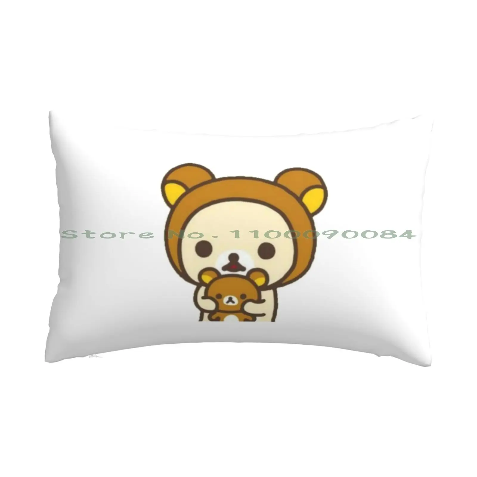 Rilakkuma And Korilakkuma Pillow Case 20x30 50*75 Sofa Bedroom Hedgie Cute Hedgehogs Watercolour Adorable Kids Children Animal