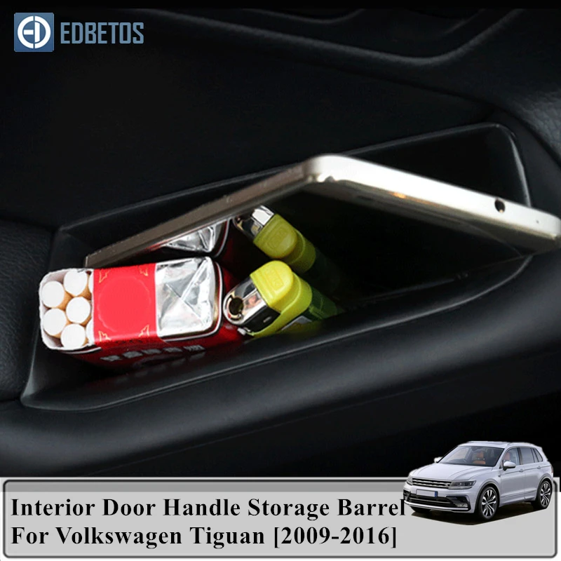 For Volkswagen Tiguan MK1 2009 2010 2011 2012 2013 2014 2015 2016 Interior Door Storage Box For Volkswagen Tiguan Organizer