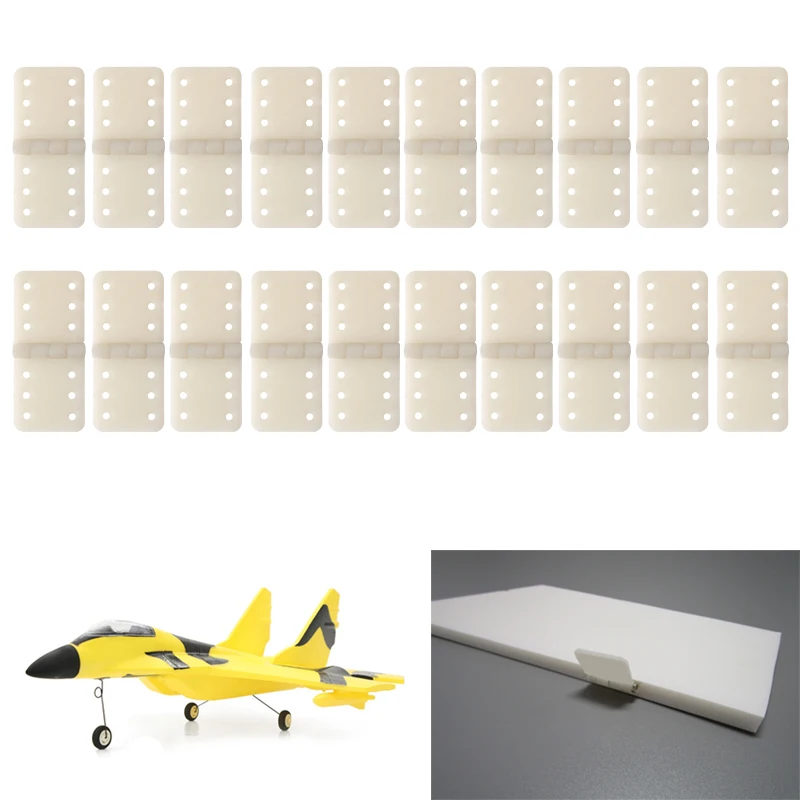 New 20pcs Hinge Linker Plastic Small for RC Airplane Aircraft Helicopter Quadcopter Gift