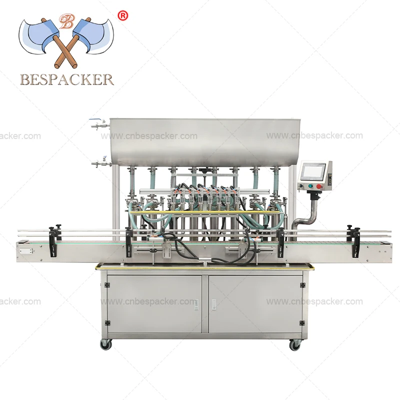 Автоматическая машина для наполнения пастой Bespacker, высокая скорость, 8 головок