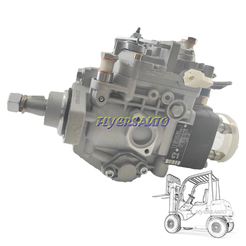 Diesel High Pressure Fuel Injection Pump 196000-3710 for Toyoto  forklift TUCK 1DZ fuel pump VE4 10F1300RND371 FLYERSAUTO