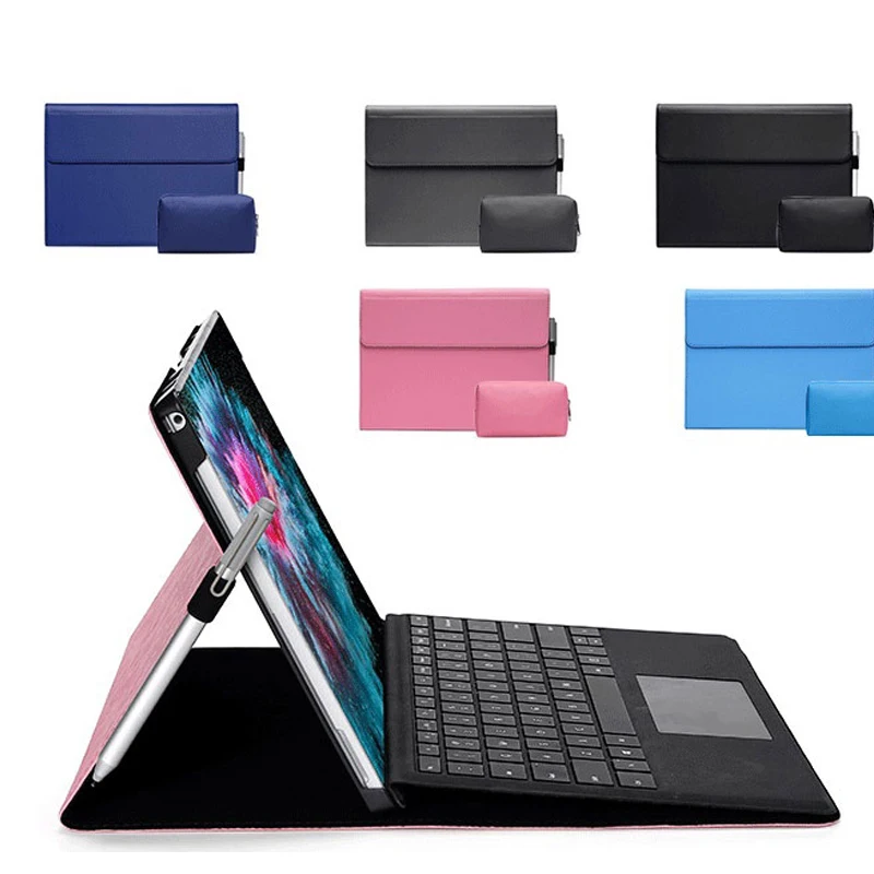 Cloth Folio Stand Case for Surface Go Go2 Keyboard shell FLip Bag Cover for Microsoft Surface pro 7 6 5 4 3 X Tablet funda