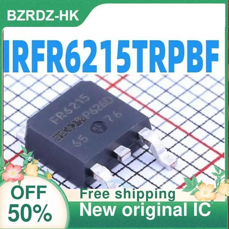 IRFR6215TRPBF novo e original, FR6215, 13A, 150V, MOS TO252, 20 PCes