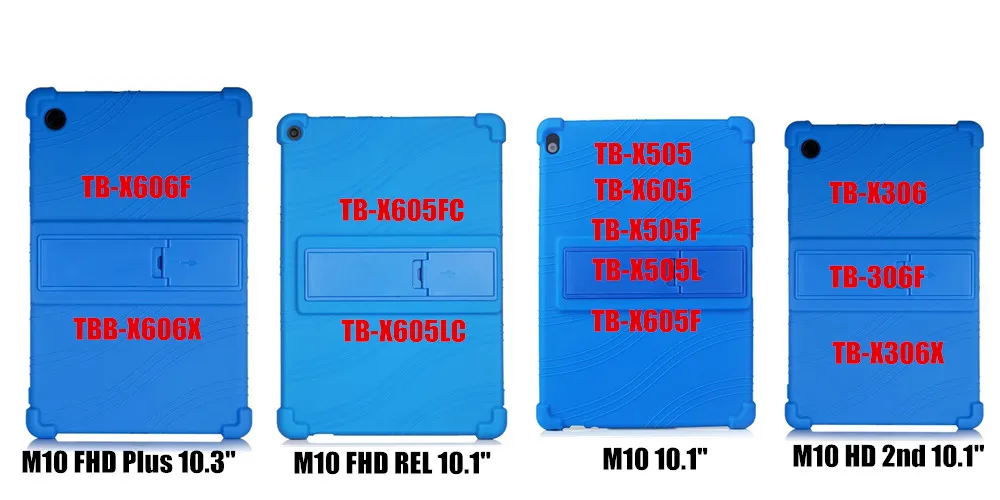 Custodia Morbida TPU Opaca Per Lenovo Tab M10 Plus 3rd Gen 10.6'' TB-125/128FU - Nero