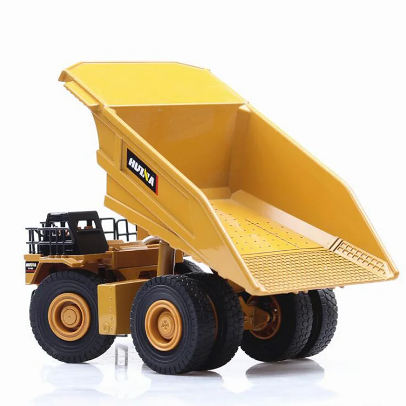 1/40 Scale Truck DieCast Alloy Metal Car Excavator Mining Dump Auto Truck Excavator Model Toy Engineering Truck Toy