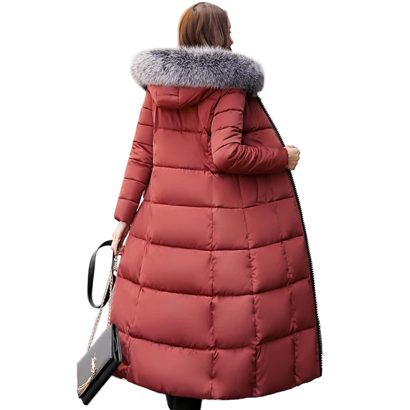 

High Quality Female Winter Coat Long Hooded Outwear For Women Womens Winter Jackets Warm Thicken Jaqueta Feminina Inverno