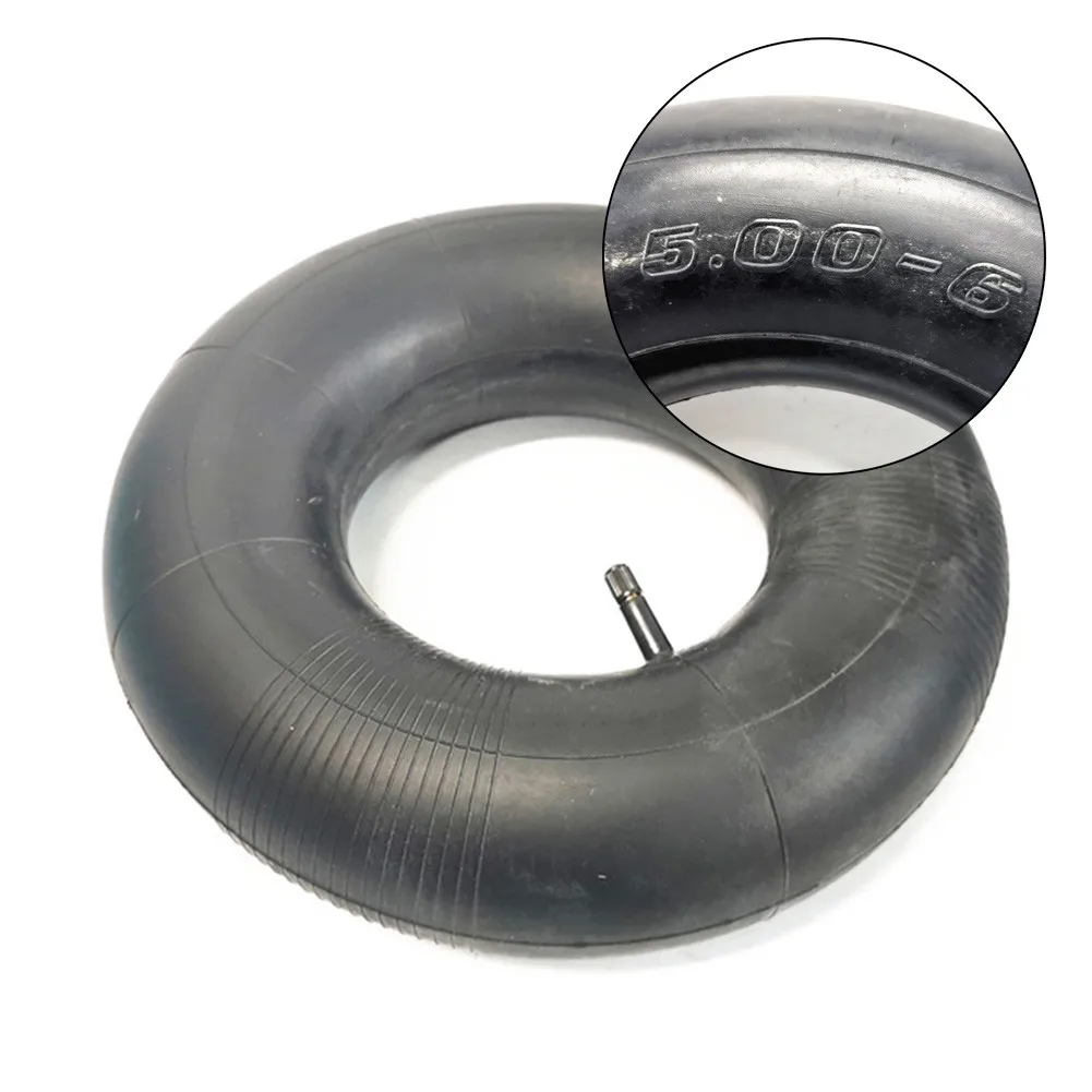 INNERTUBE Inner Tire Scooter Tyre 13X5.00-6/13*5.00-6 Black Cart Inner Tube Lawn Straight/Bent Nozzle Protable