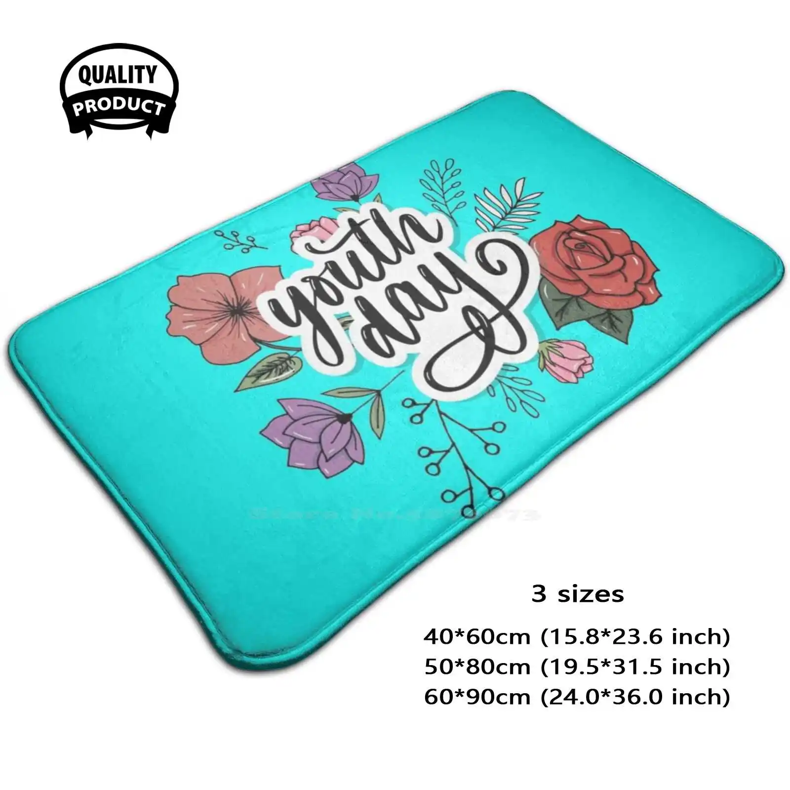 International Youth Day 2020 Soft Cushion Home Carpet Door Mat Car Rug International Youth Day 2021 International Youth Day Uk