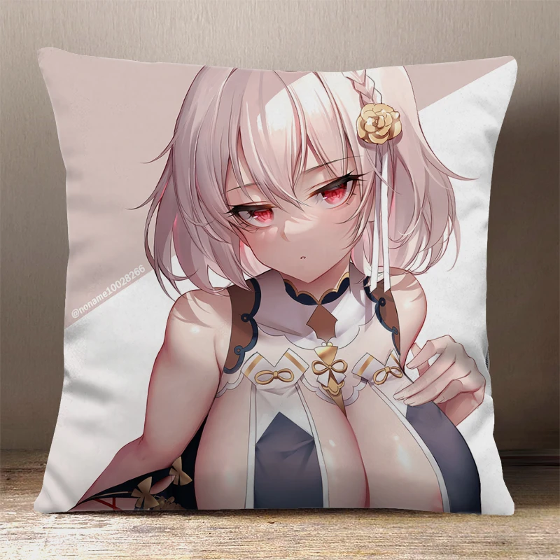 Game HMS Sirius Azur Lane Cartoon Printing Square Throw Pillow Siesta Dakimakura Dakimakura Safa Back Cushion Cosplay Gifts