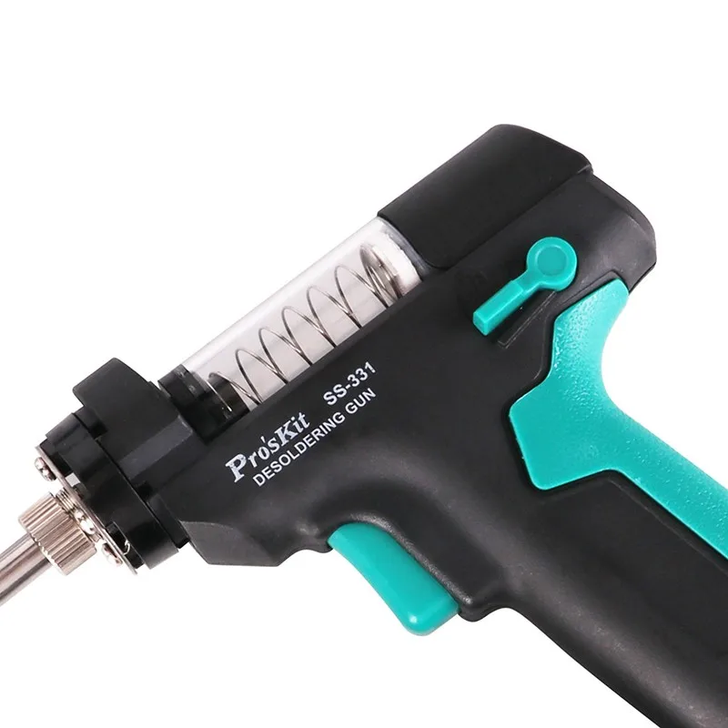 Pro\'sKit Electric Desoldering Station SS-331H LCD Digital Anti-Static High Power Strong Suction Vacuum Soldering Pump Gun