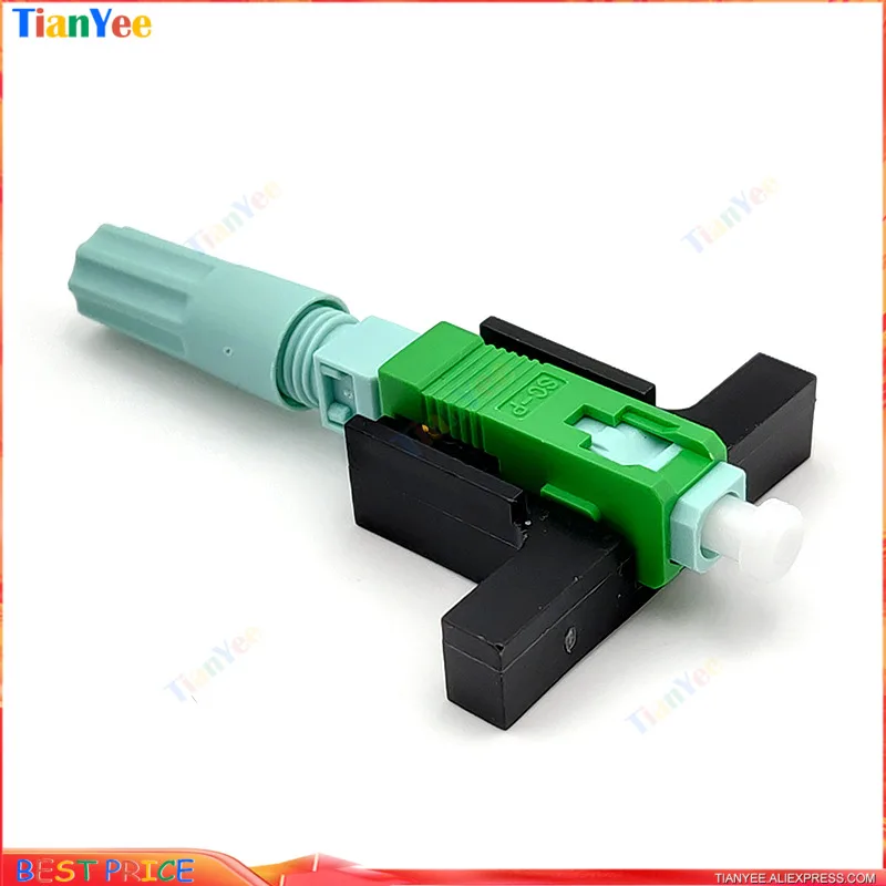 Imagem -03 - Bloco de Comprimento Fixo Lx58 Monomodo sc Upc Apc Ftth Ferramenta de Conector Rápido Conector Rápido 50 100 200 Pcs 58 mm