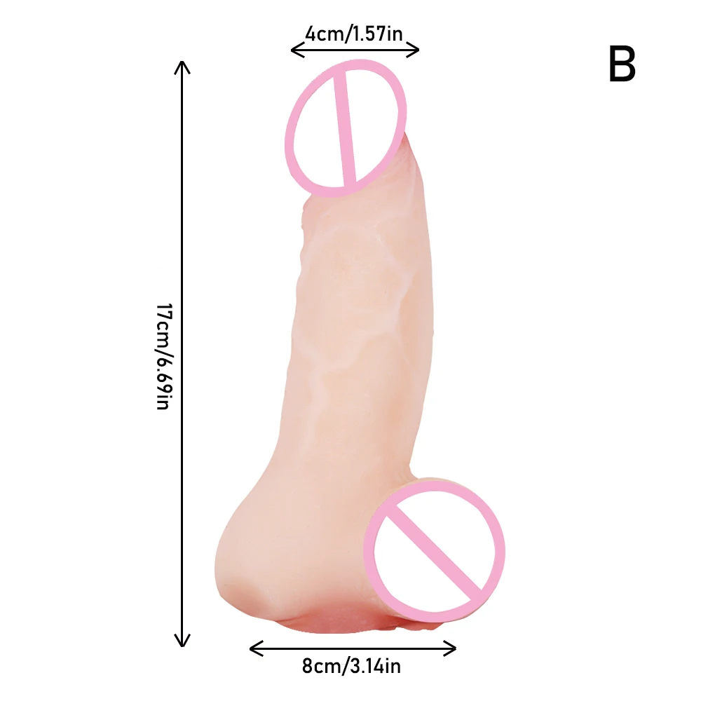 Realistic Big Penis Soft Dildo Huge Dick Erotic Phallus Reusable Penis Enlargers Pussy Cup Dildos Three Uses Sex Toys Unisex