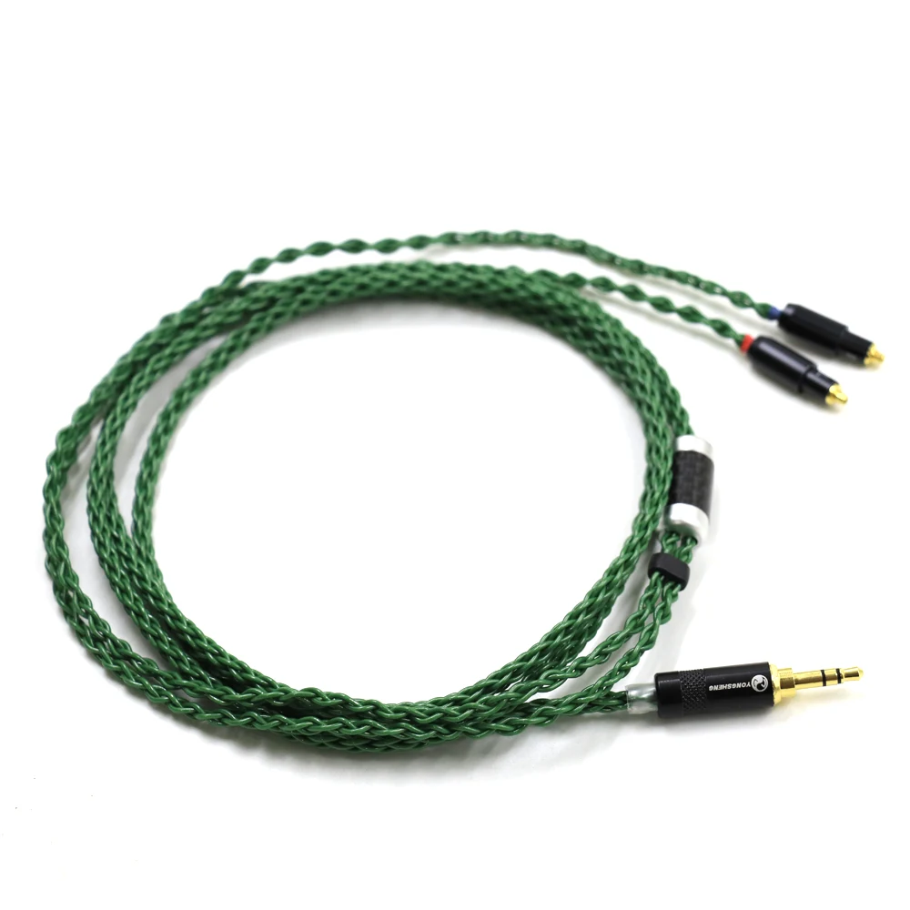 Haldane DIY 2.5mm/4.4mm/3.5mm Audio Wire Silver Plated Headphone Upgrade Replacement Cable for Shure SRH1540 SRH1840 SRH1440