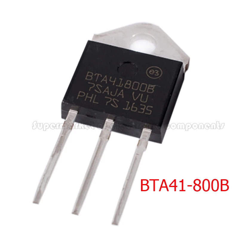 5 adet BTA41-800B BTA41800B BTA41-800 BTA41 triyaklar 40 AMP 800 VOLT TO-3P yeni orijinal
