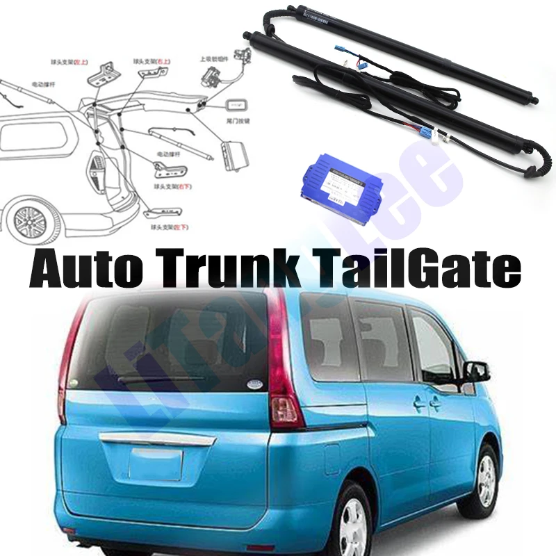 Car Power Trunk Lift For Suzuki Landy MK1 2007~2010 Electric Hatch Tailgate Tail Gate Strut Auto Rear Door Actuator