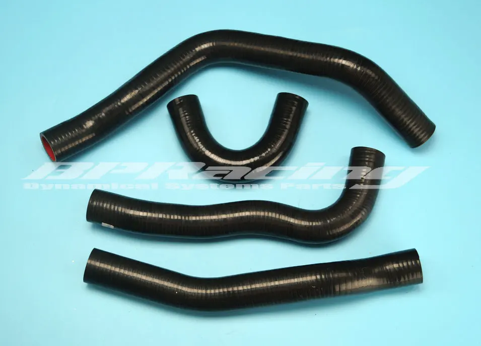 silicone radiator hose/pipe kit  for Mitsubishi Lancer Evoluti Evo10 Evo X CZ4A 4B11 Black