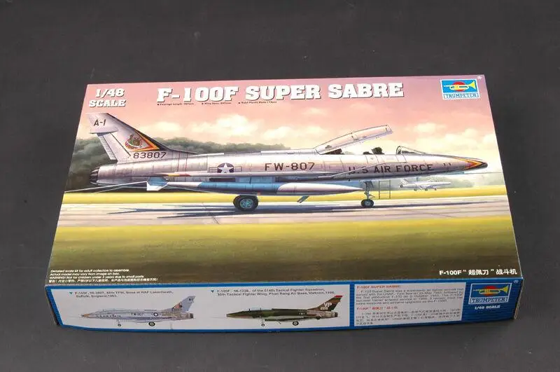 

Trumpeter 1/48 02840 F-100F Super Sabre Fighter model kit