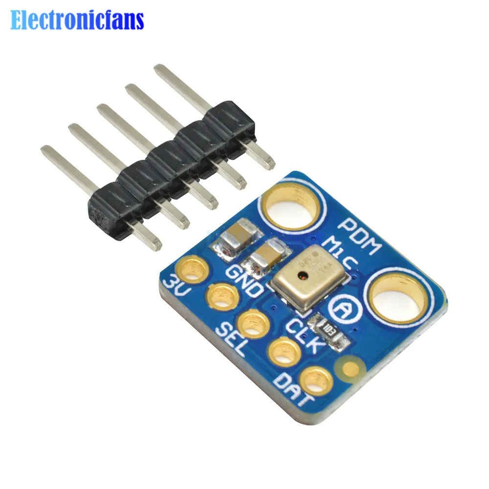 Digital MP34DT01 Microphone Module Simple Pulse Density Modulation Output PDM Digital MEMS Microphone Module