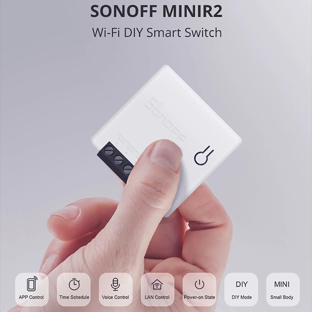 Sonoff MINI2 APP fai-da-te telecomando intelligente programma Timer stato di accensione vocale modalità fai-da-te Wifi bidirezionale Smart Switch Smart Home