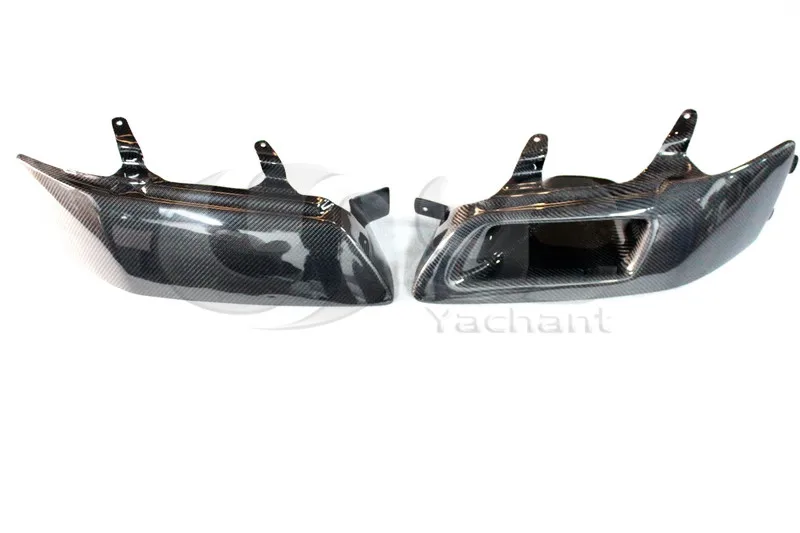 Car Styling Carbon Fiber CF Headlight Fit For 2001-2007 Evolution EVO 7 8 9 LHS & RHS Headlight Replacement 2 Pcs