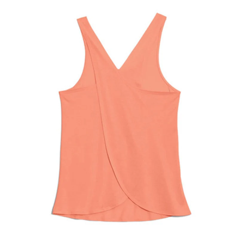 New Women Quick Dry Cross Back Yoga Shirts Sleeveless Fitness Sport T-Shirt Workout Running Tank Tops Yoga Vest Blouse