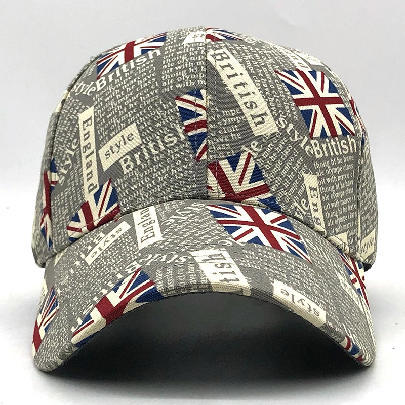 New Gorras Brand United Kingdom Flag Men fishing Baseball Cap Mens Snapback Bone Adjustable Wonmen Baseball Hat Snapback Hat