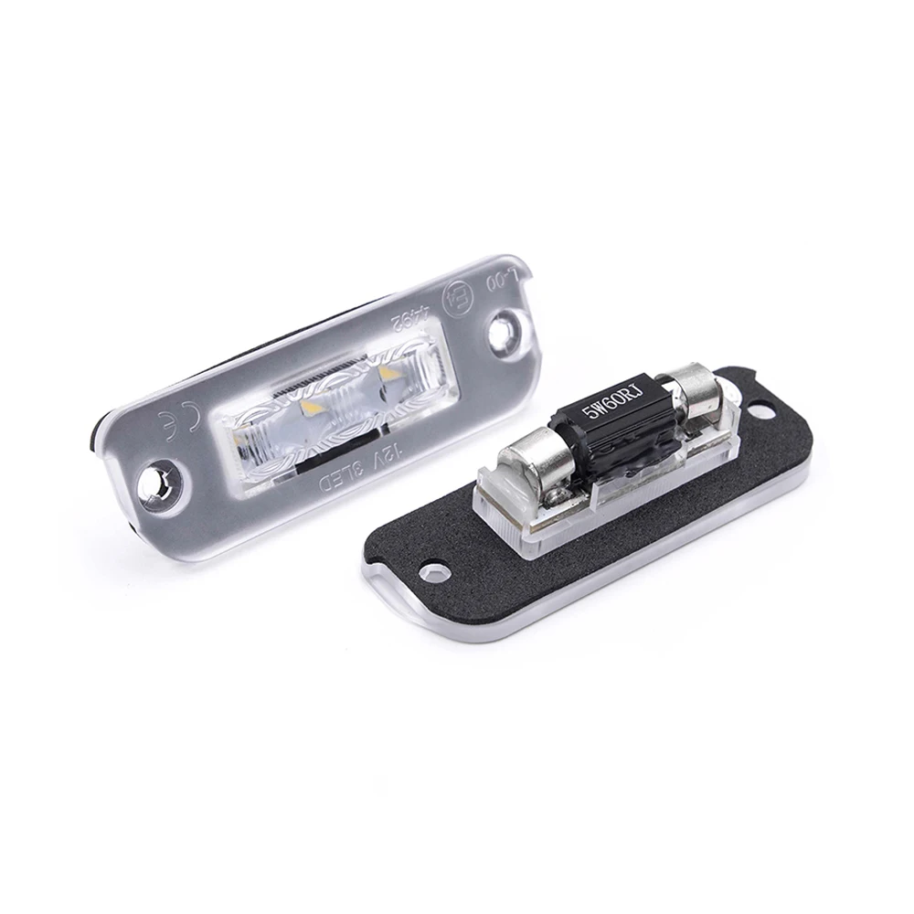 For Benz R-Class W251 ML-Class W164 GL-Class X164 Car Rear white LED license plate light number plate lamp