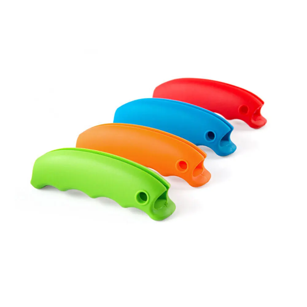 Silicone world Silicone Portable Carrier Device Labor Saving Shopping Bag Carry Holder with keyhole Handle Comfortable Grip Tool