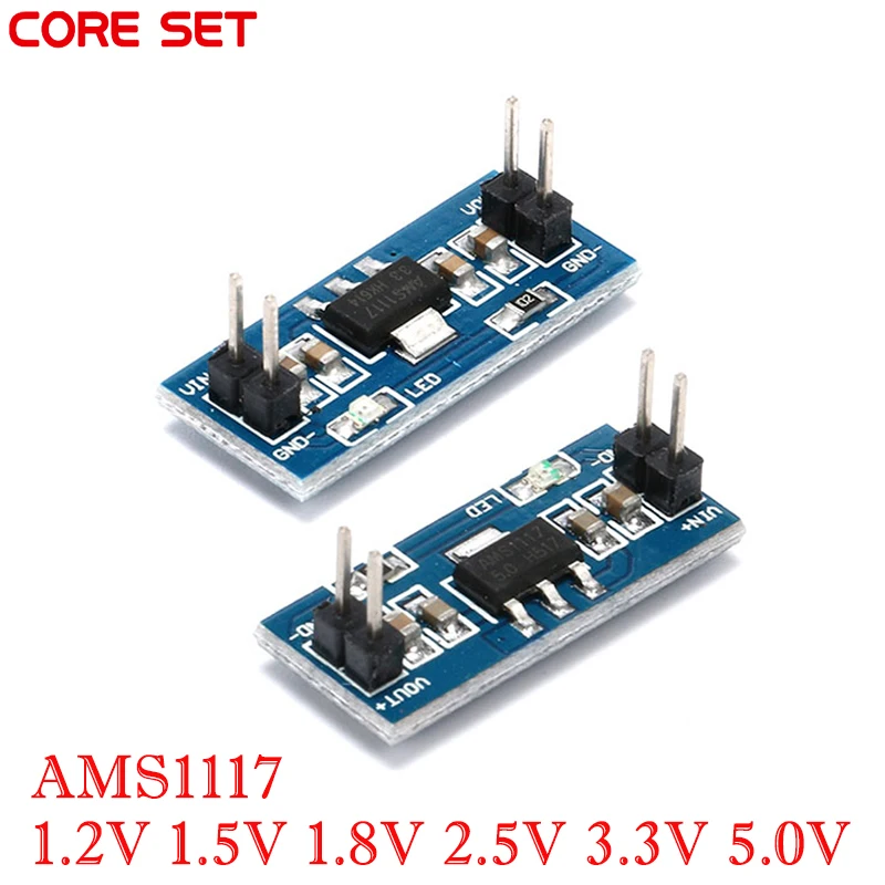 AMS1117 1.2V 1.5V 1.8V 2.5V 3.3V 5.0V DC-DC obniżanie mocy moduł zasilający dla arduino Diy Kit