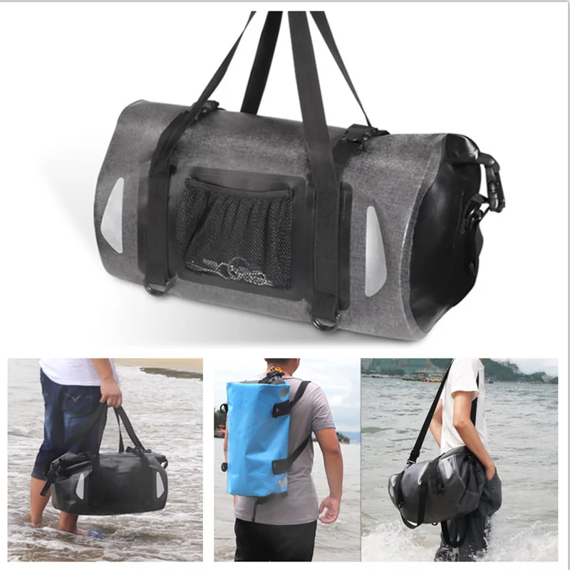 PVC Waterproof Bag Dry Wet Depart Ocean Pack River Beach Swim Kayak Backpack Outdoor Travel Trekking Camping Drybag Men Women